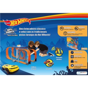 Br070 - Hot Wheels Track Set Anti Gravity (1300cm) Professional-BR070-73837