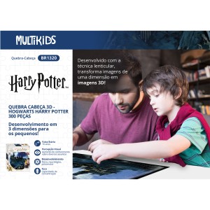 Br1320 - Quebra-cabeça 3d Hogwarts Harry Potter 300pcs-BR1320-18053