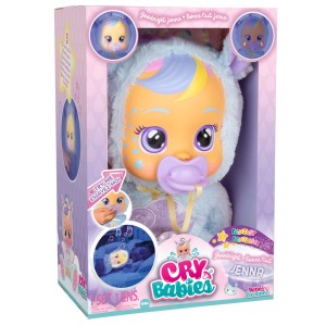 Boneca Jenna Cry Babies Goodnight 30cm Que Chora Com Sons E Luzes-BR1408-30742