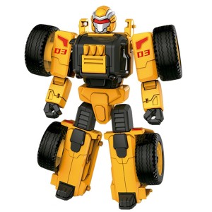 Megaformers Guardian - Robô Escavadeira Amarelo 13cm-BR2024-31030