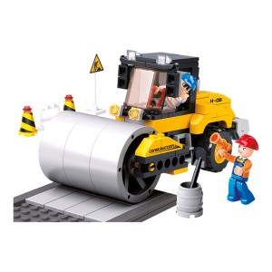 Blocos Cubic Construção Rolo Compressor 171pcs-BR828-86669