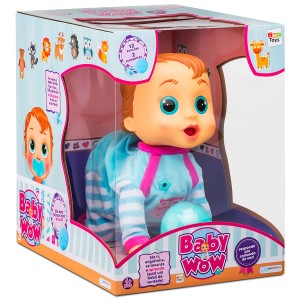 Boneco Charlie Baby Wow Interativo Que Engatinha 33cm