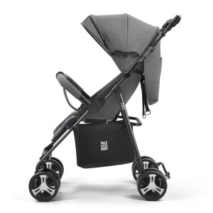 Carrinho Passeio Flick Multikids Baby Preto Com Cinza-BB445-66826