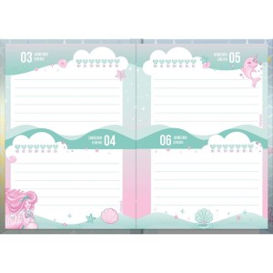 Agenda Permanente Barbie Escolar 96f.105x148mm-099469-62223