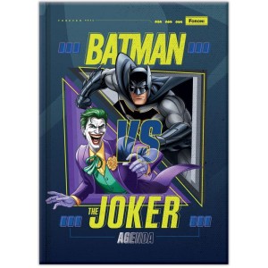 Agenda Permanente Batman Escolar 96f.105x148mm-099468-70280