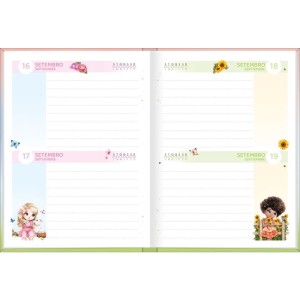 Agenda Permanente Jolie Cd Cost 96fls 123x166mm-114140-68732