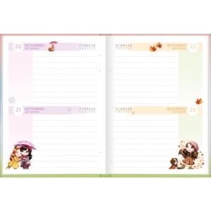 Agenda Permanente Jolie Cd Cost 96fls 123x166mm-114140-80668