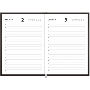 Agenda Permanente Preta Executiva 192f.145x205mm-119380-50640