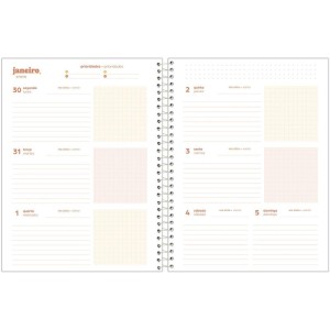 Agenda/planner 2025 Diz Ai Espiral 80f. 177x240mm-116385-47457