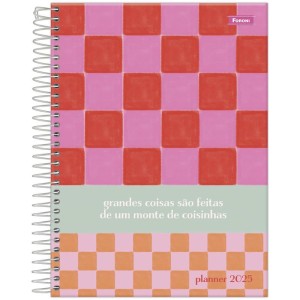 Agenda/planner 2025 Diz Ai Espiral 80f. 177x240mm-116385-69455