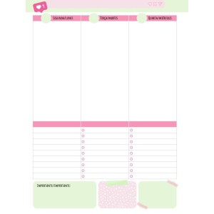 Agenda/planner Permanente Be Mine 80f.179x241mm-116400-82576