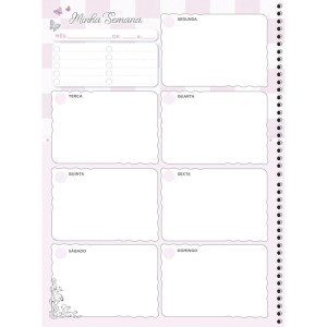 Agenda/planner Permanente Estudo 84f.179x241mm-116401-31974