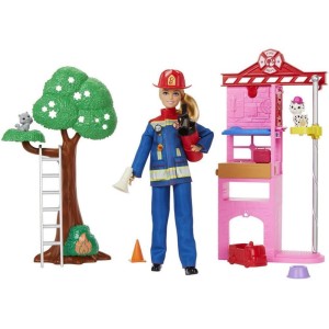 Barbie Profissoes Playset Barbie Bombeira-113101-52525