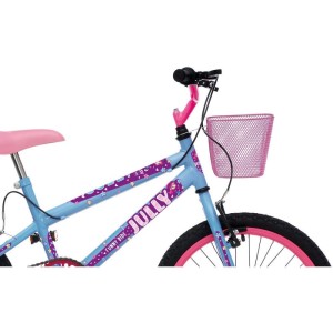 Bicicleta Aro 20 Jully Azul C/cestinha-115807-20705