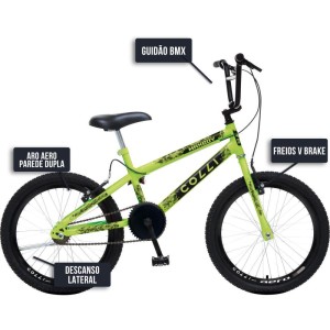 Bicicleta Aro 20 Max Boy Amarelo Neon-115809-27786