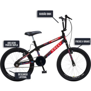 Bicicleta Aro 20 Max Boy Preto Fosco-115808-35784