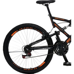 Bicicleta Aro 26 Aero Preto Fosco/laranj-115812-36198