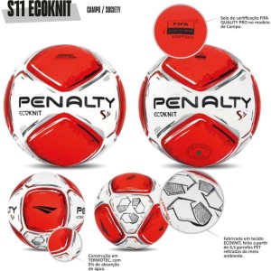 Bola De Futebol De Campo S11 Ecoknit Xxiv Bc-vm-pt-113587-57171