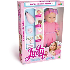 Boneca Com Mecanismo Judy Baby Faz Xixi 34cm-114365-16313