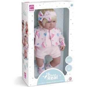 Boneca Bebe Real Com Cabelo (s)-114995-39098