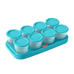 Potes Para Congelar Papinha Na Bandeja Prep & Fresh Fisher Price Azul-BB1080-75583