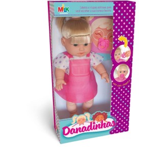 Boneca Danadinha Loira 33cm-114357-44400