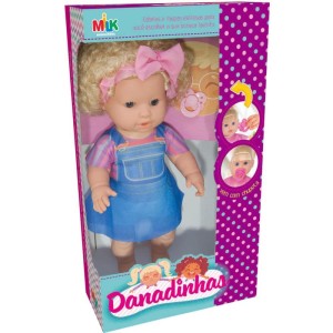 Boneca Danadinha Loira Cab.crespo 33c-114358-47678