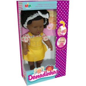 Boneca Danadinha Negra 33cm-114359-73732