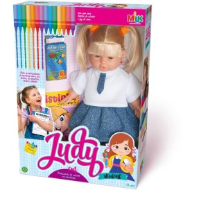 Boneca Judy Student 34cm C/giz/livro-114363-31927