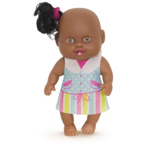 Boneca Pepitinha Negra Vinil 15cm-114353-29768