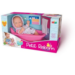 Boneca Petit Reborn Banho 25cm-114367-18337