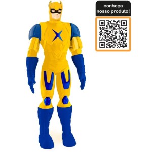 Boneco E Personagem Hero X-sharp 40cm Vinil-114266-12133