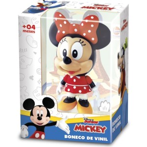 Boneco E Personagem Minnie Vinil Articulado 12cm-114952-18116