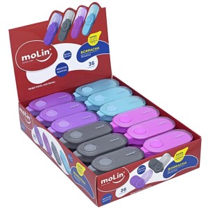 Borracha Colorida Rotativa 4 Cores