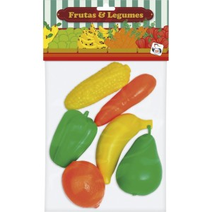 Brincando De Casinha Kit Frutinhas E Legumes 6pcs-116306-98841