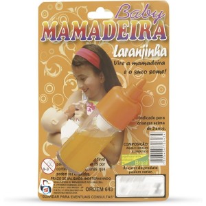 Brincando De Casinha Mamadeira Laranjinha P/boneca-116303-24928