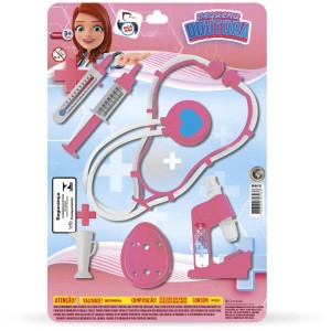 Brincando De Profissoes Pequena Doutora Md Mod.1 6pcs-116315-16477