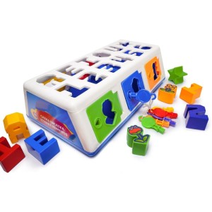 Brinquedo Educativo Caixa Encaixa Letras E Numeros-115422-44206