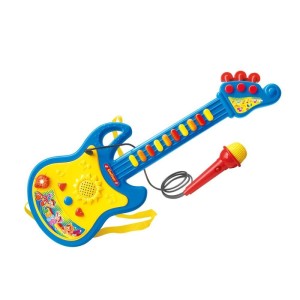 Brinquedo Para Bebe Guitarra C/microfone Som/luz(s-116342-14450