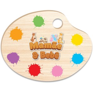 Brinquedo Para Colorir Kit Pintura Mamae E Bebe-115552-43557