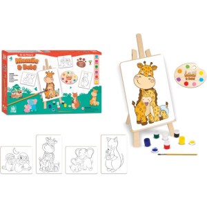 Brinquedo Para Colorir Kit Pintura Mamae E Bebe-115552-71895