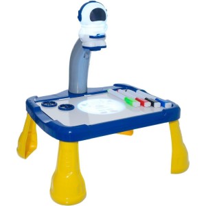 Brinquedo Para Colorir Mesa Space C/projetor Azul