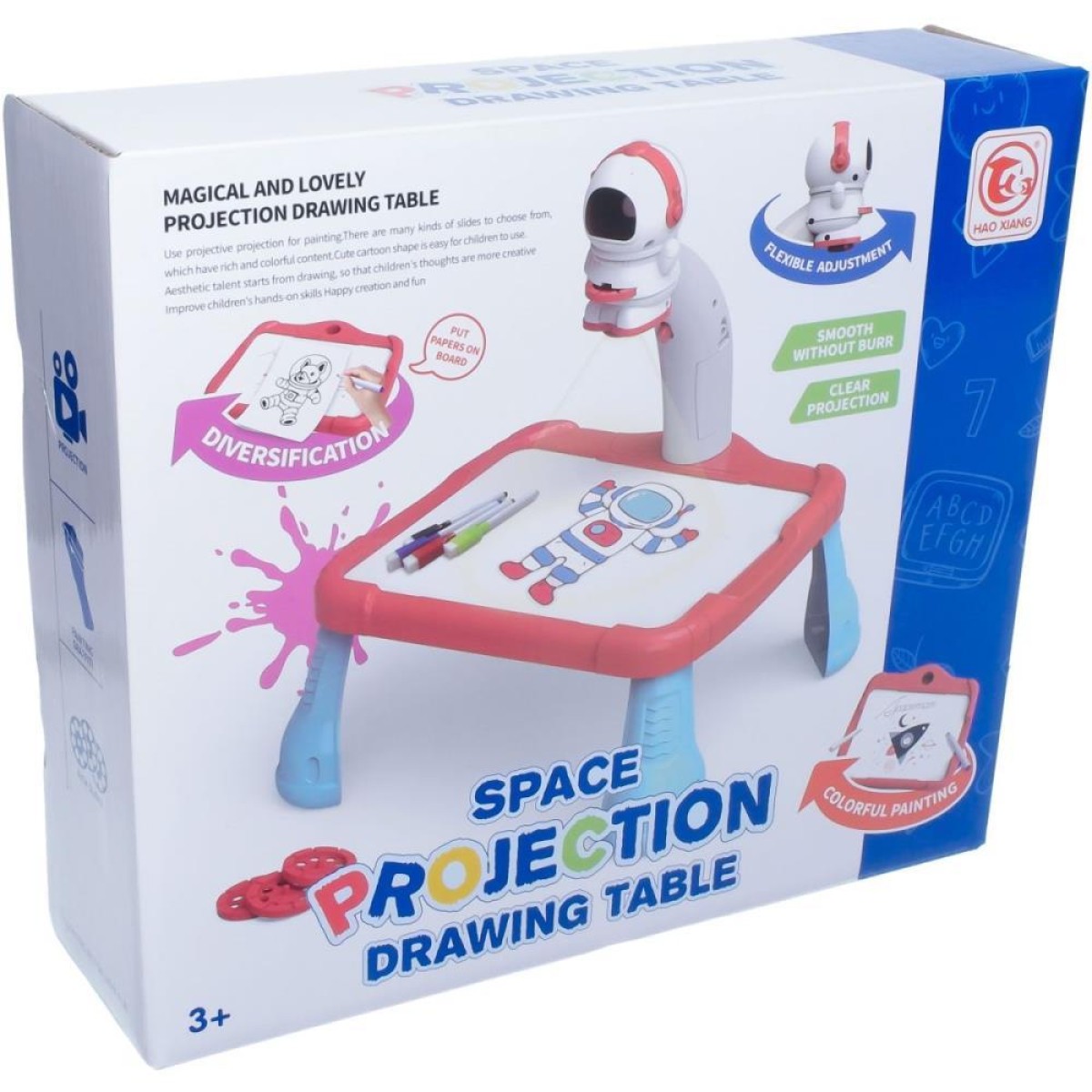 Brinquedo Para Colorir Mesa Space C/projetor Vermelha-115890-93257