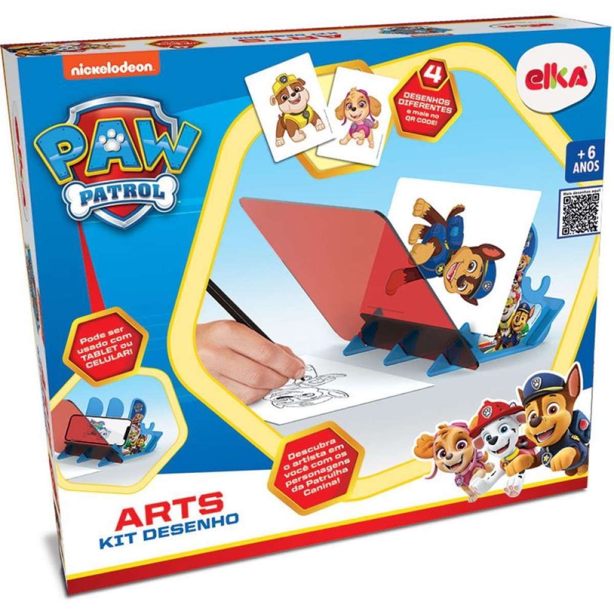 Brinquedo Para Colorir Patrulha Canina Arts Kit Desen-114240-47384