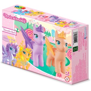 Brinquedo Para Montar Unicornios C/02unid.(s)-115229-30100