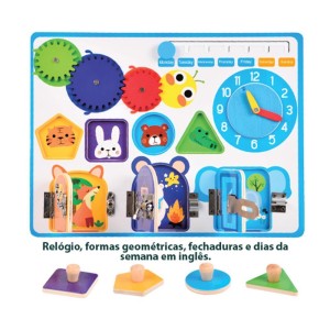 Brinquedo Pedagogico Madeira Educaplay Tabuleiro-114770-11368