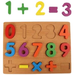 Brinquedo Pedagogico Madeira Numeros E Sinais-115470-59105