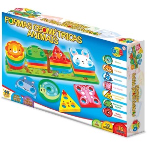 Brinquedo Pedagogico Formas Geometricas Animais-114734-44361