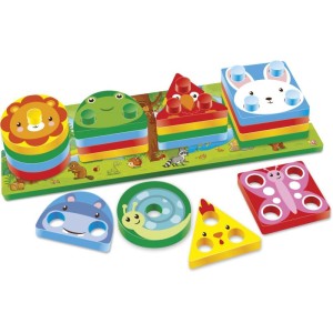 Brinquedo Pedagogico Formas Geometricas Animais-114734-76735