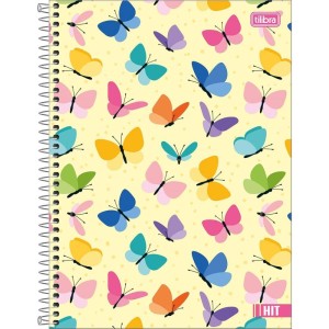 Caderno 01x1 Capa Dura Hit Feminino 80fls 50g.-115702-68520